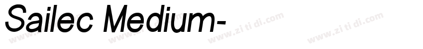 Sailec Medium字体转换